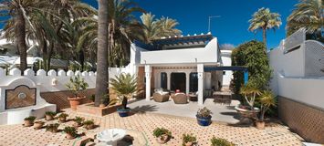 Villa for rent Marbella Golden Mile front beach