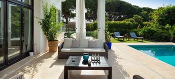 Villa for rent in Marbella Club area.