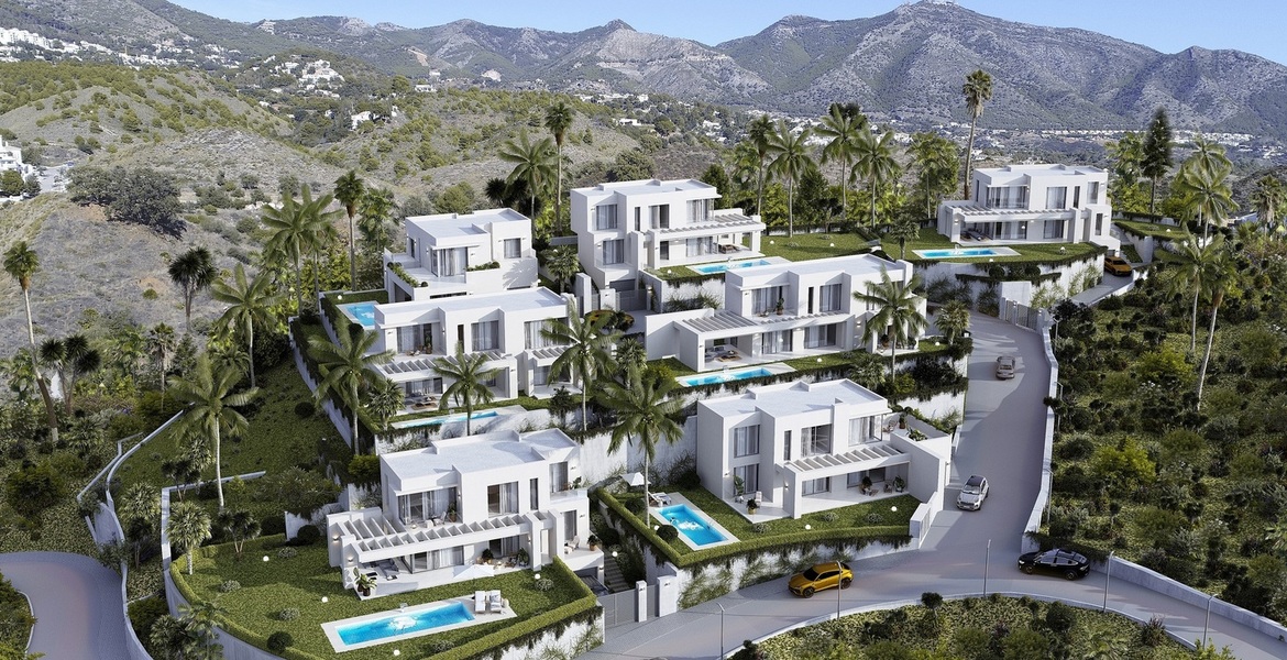 Luxury Villa in Mijas with 219 sqm built and 4 bedrooms 
