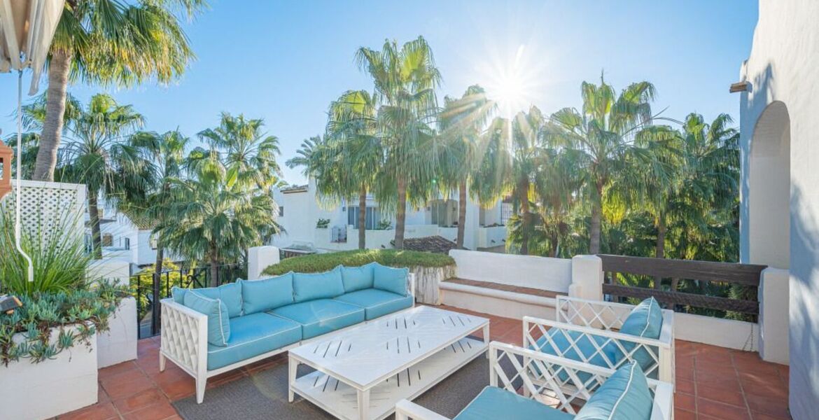 Penthouse duplex for rental in Marina Puente Romano Hotel