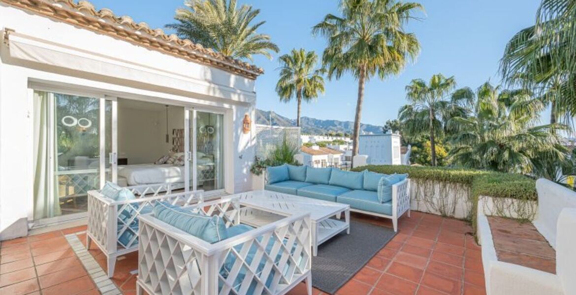 Penthouse duplex for rental in Marina Puente Romano Hotel