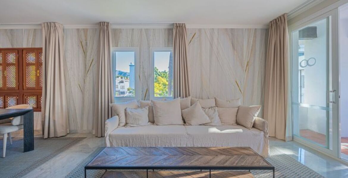 Penthouse duplex for rental in Marina Puente Romano Hotel