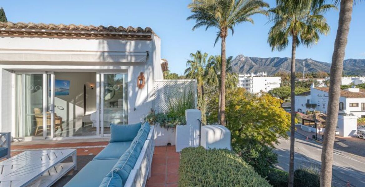Penthouse duplex for rental in Marina Puente Romano Hotel