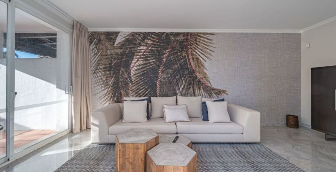 Penthouse duplex for rental in Marina Puente Romano Hotel