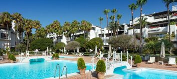 Penthouse duplex for rental in Marina Puente Romano Hotel