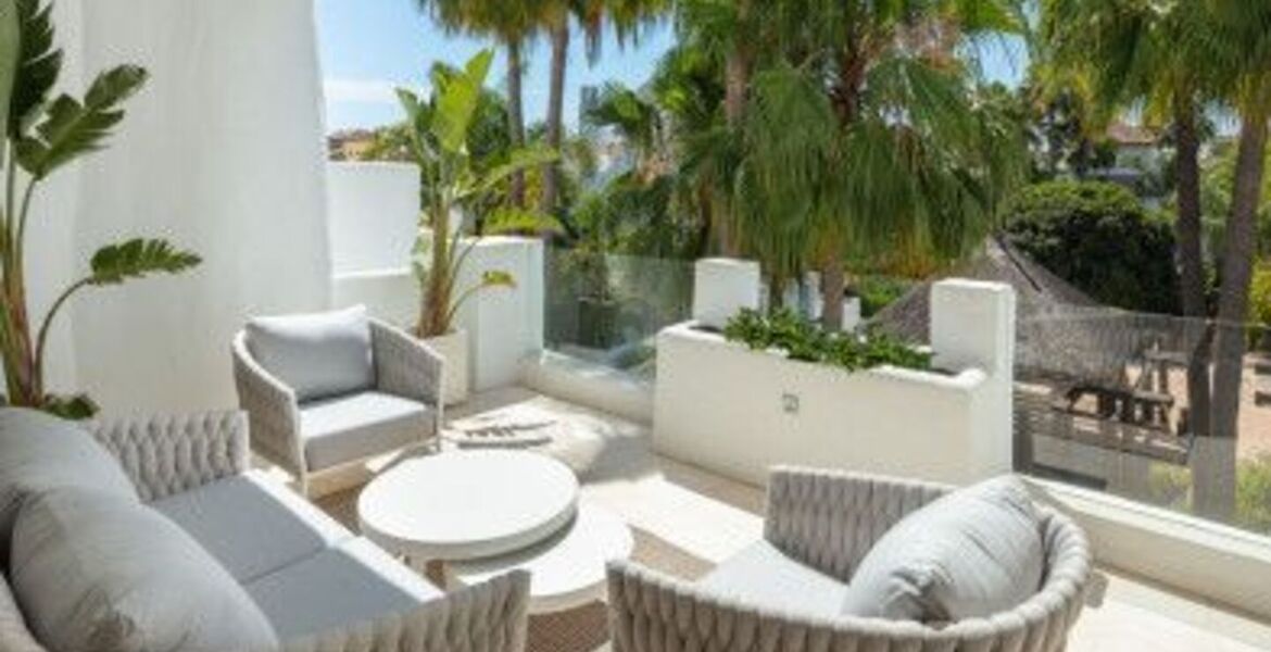 Penthouse duplex for rental in Marina Puente Romano Hotel