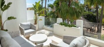 Penthouse duplex for rental in Marina Puente Romano Hotel