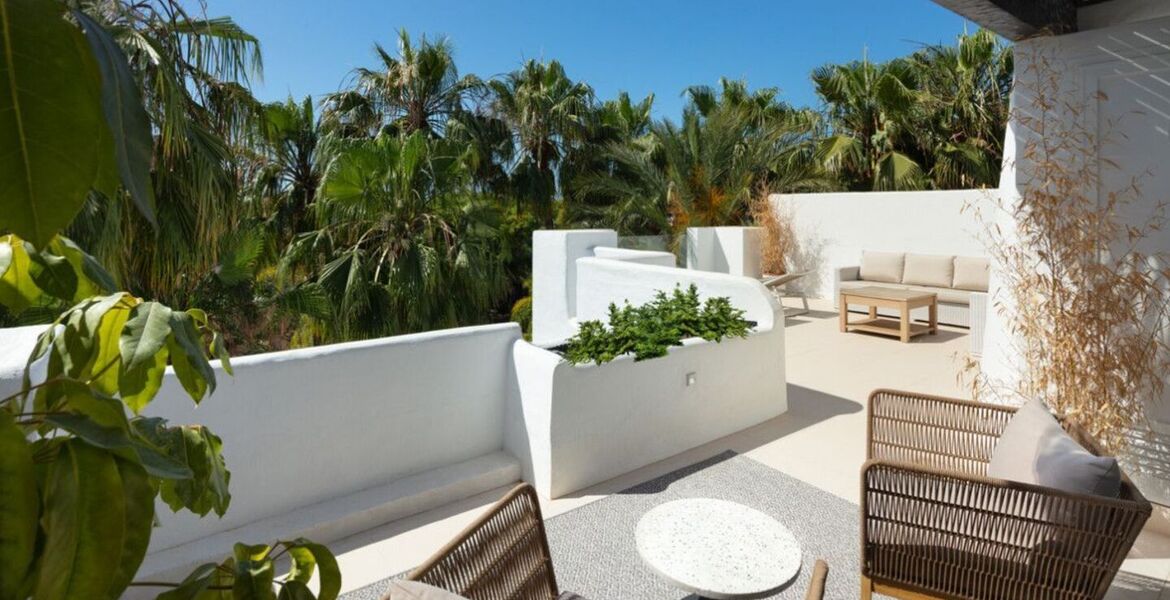 Penthouse duplex for rental in Marina Puente Romano Hotel