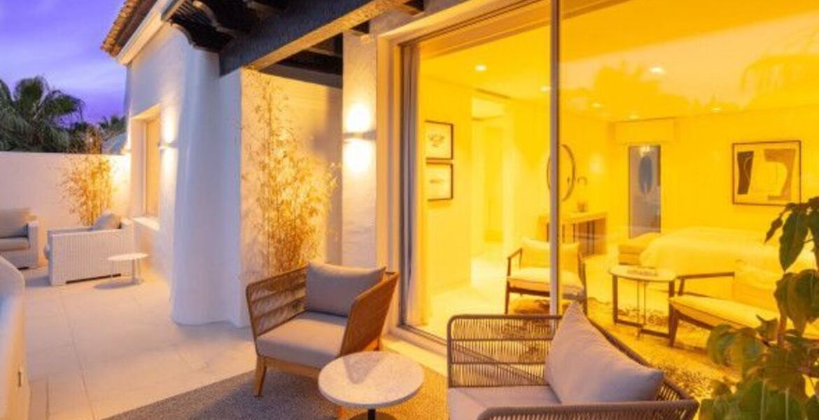 Penthouse duplex for rental in Marina Puente Romano Hotel