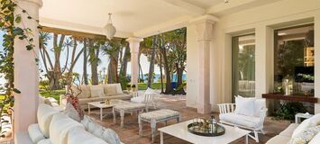 Beachfront Villa on Marbella's Golden Mile