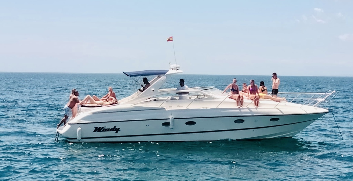 Yacht Windy 42 Grand Bora for rental in Puerto Banús